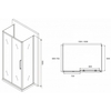 Abber Schwarzer Diamant AG30160MH-S70M-S70M Душевой уголок, 160x70x195