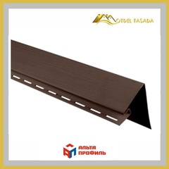 Планка околооконная  Альта профиль Т-17 Коричневый 3м
