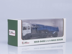 MAZ-5432 with semitrailer MAZ-5232V gray-blue AutoHistory 1:43