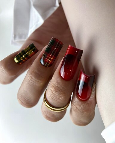 Пленки для маникюра IBDI NAILS 27 PLAID MAJESTY