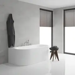 Смеситель для ванны GROHE Essence на 4 отверстия с душевым гарнитуром и изливом (на бортик ванны), хром (19578001)