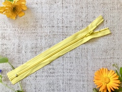 Молния брючная спираль, автомат, L 19 см, Т3, н/р, жёлтый