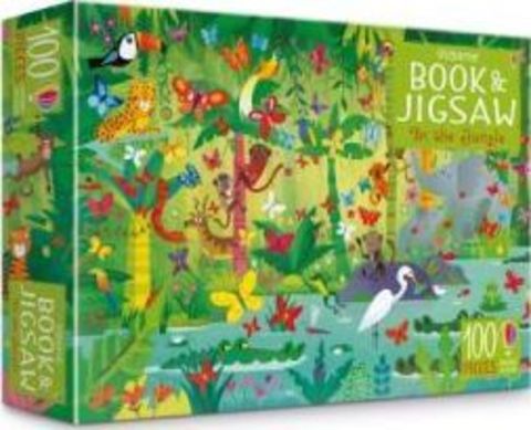 Usborne Book and Jigsaw In the Jungle