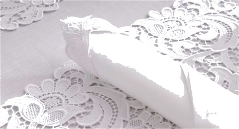 Салфетка 45х45 Weissfee Paradise белая