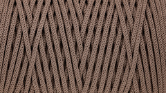 Cappuccino polyester cord 4 mm