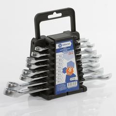ОптСнабТорг | Набор ключей комбинированных КОБАЛЬТ 8,10-14,17,19 мм (8 шт.) держатель (020103-08)