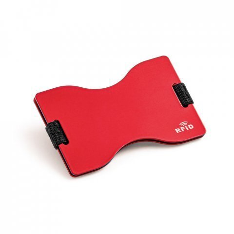 MULLER. Визитница с защитой RFID, Красный