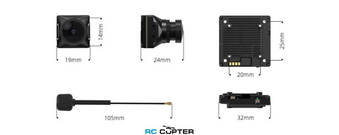 Видеопередатчик + камера Walksnail Avatar HD Pro Kit (32G With Gyroflow) цифровая система