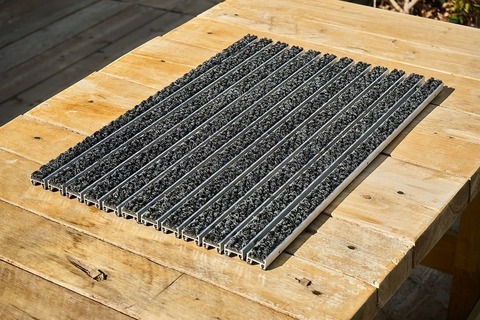 Придверная решетка Gidrolica Step – текстильная, 390×590 мм