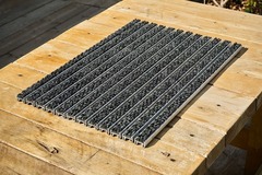 Придверная решетка Gidrolica Step – текстильная, 390×590 мм