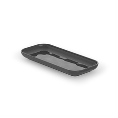 Decor Walther 0860360 Decor Walther Porzellan Лоток для расчесок 2.5x24.2x10.9см., настольный, фарфор, цвет: черный фото