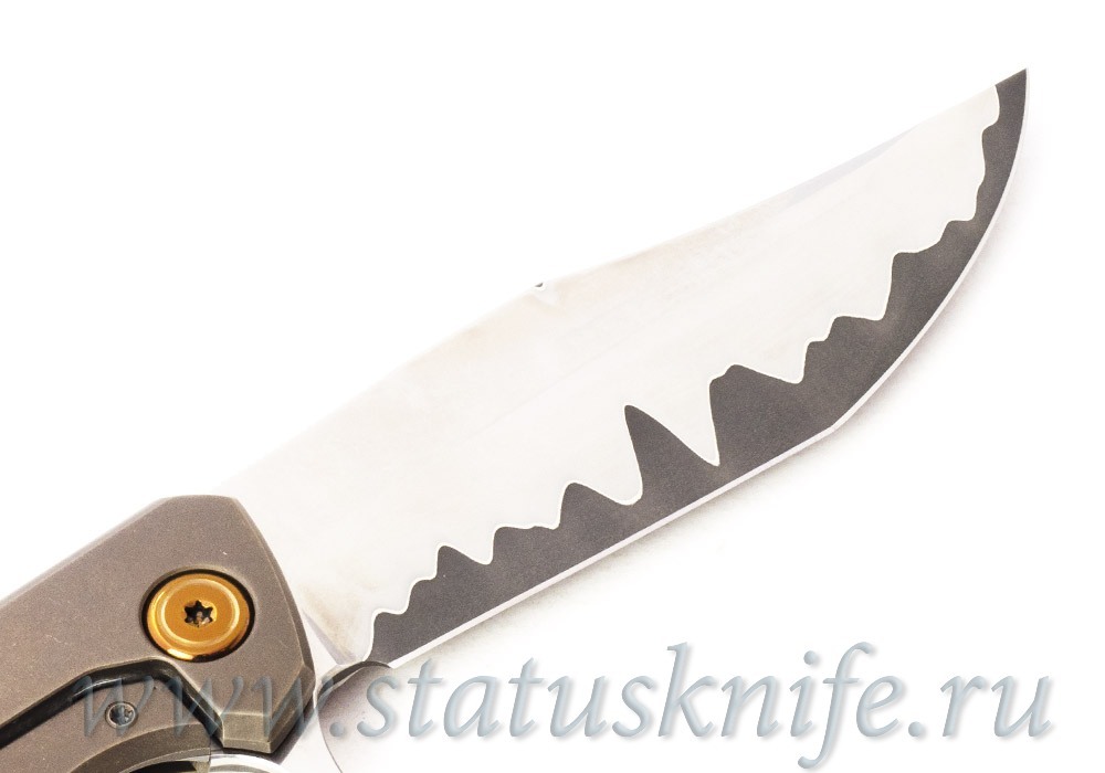 Нож TFK Stone Project M Laminate Mammoth Titanium Bronze