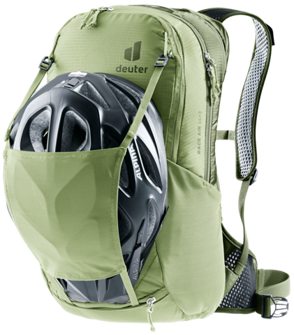 Картинка рюкзак велосипедный Deuter Race Air 14+3 Mineral/Grove - 6