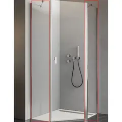 Radaway 10052900-01-01 NES PTJ Walls 90 Z x 90 S  хром фото