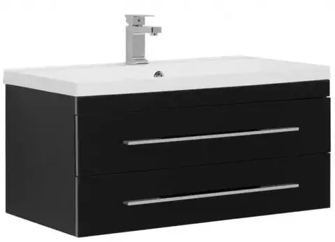 Aquanet 172336 Компл.2 - Тумба Верона 90 цв.черный (172336)