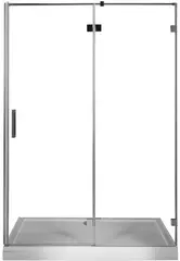 Aquanet 185432 Компл.2 - NWD6221 Beta 1500x2000 распашная дверь в нишу Левая стекло прозрачное (185432) фото