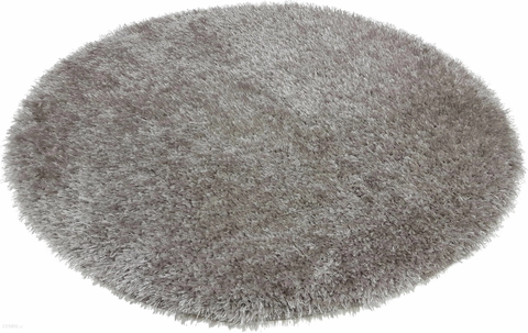 Коврик Silkeborg (d-130 cm.), цвет: серый, материал: полиэстер