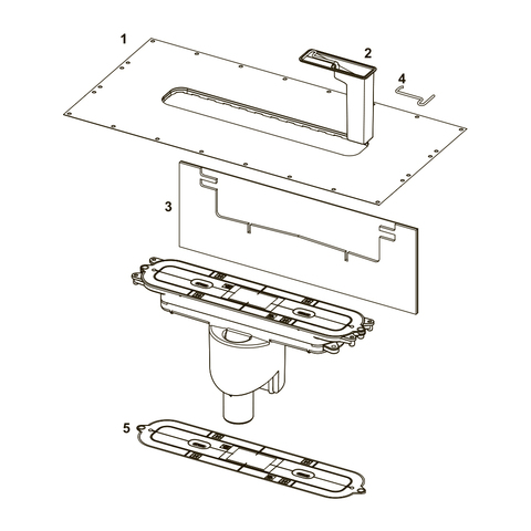 TECE 675005 Гидроизолирующая прокладка Seal System с защелкой
