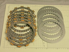 Диски сцепления 5/5+1шт Suzuki GSX400 GK7B Inazuma D116/138mm s1.6/3.0 12t