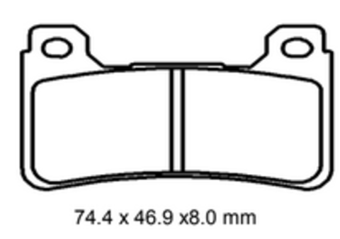 Колодки  G-brake   GM-01092S