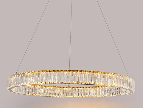 Подвесная светодиодная люстра Newport CRYSTAL 8240N/80 gold, М0071031