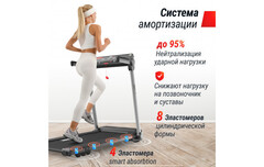 Беговая дорожка UnixFit Hi-tech S2 Metallic TDHTS2M