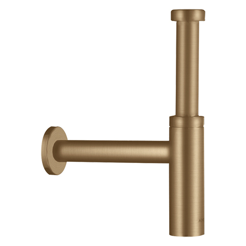 Axor Flowstar S 51305140 Дизайнерский сифон, 1¼’, цвет: шлифованная бронза