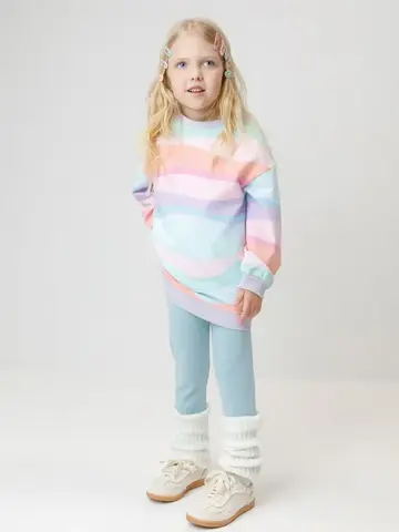 брюки  для девочки  КП 4940/незабудка