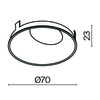 Комплектующие для светильника Maytoni Wise Ring057-10-MG