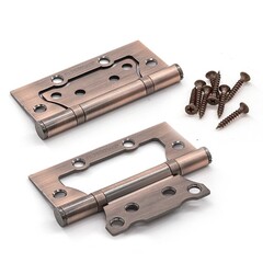 41-5-004 Петля дверная AC, медь, 100х75х2,5мм (РемоКолор)