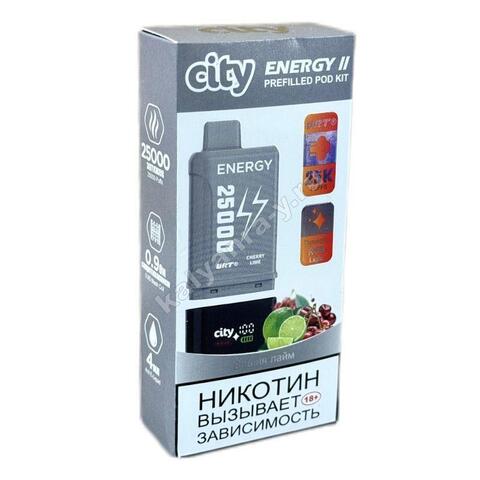 City Energy II POD Kit - Вишня Лайм 25000 затяжек