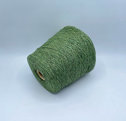 Biagioli Modesto (пр.Италия), art-Lanasetabouret 350м/100 гр. 45% Меринос, 45% Буретный шелк, 10% Полиамид, цвет-Светло-зеленый,твидовый, арт.35785