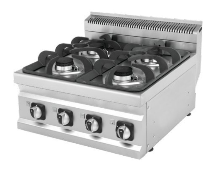 Плита Kocateq MCGR 87 газовая 4 конфорки, настольная линия 700