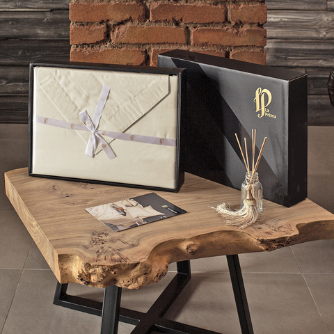 Постельное бельё LaPrima «Urban Classic» (полоса 5х5) мако-сатин (2 сп) - Шампань - купить 6