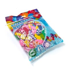 
          Шар воздушный Alingar, №10, "С любовью" №4, ассорти (рисунок сердце из цветов), 100шт/уп, пакет с европодвесом