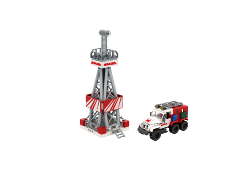 Буровая вышка с трэколом