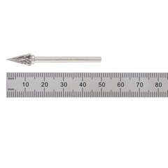 Бор-фреза твердосплавная M(SKM) 6,0x13x38x3мм HM H-Tools 116085HT