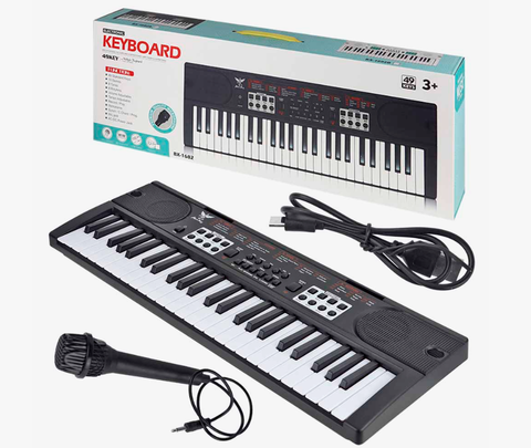 Синтезатор  c микро 49 функц, размер 57*22