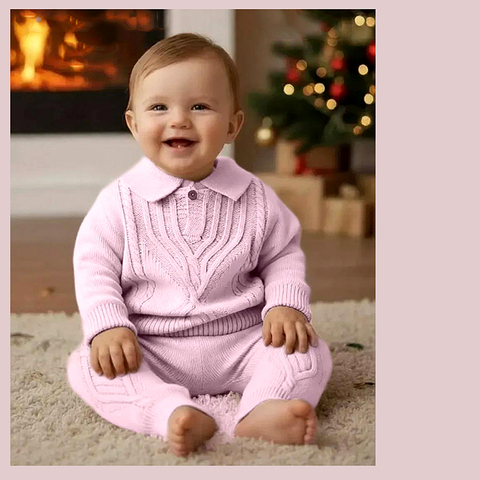 Костюм вязаный детский (62-74) 260106-L1206