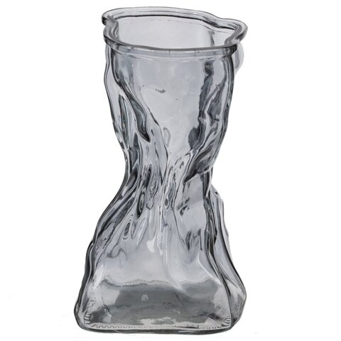 Ваза стеклянная (Высота 16 см) - Серый - купить 1