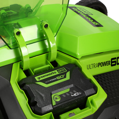 Газонокосилка Greenworks Twin Force GD60LM61 60V (61 см) самоходная аккумуляторная, без АКБ и ЗУ
