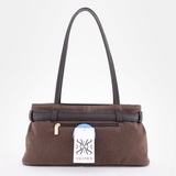 Сумка Саломея 215 эко-замша шоколад