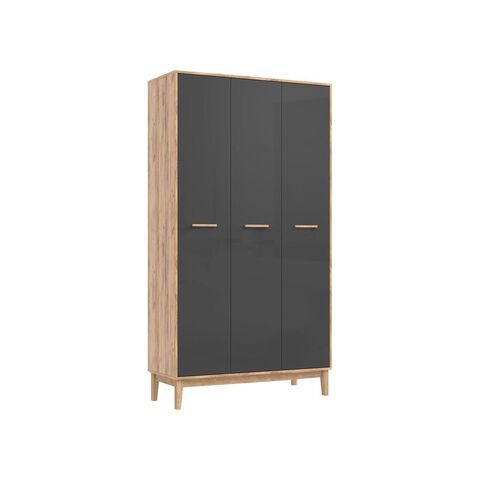 Кельн Шкаф 3-х ств. (Графит, Дуб Крафт )