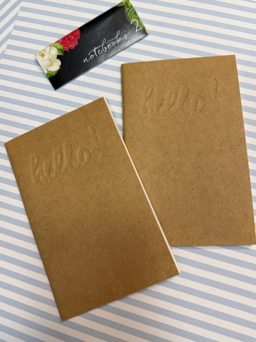 Набор блокнотов в крафт обложке (9х14.2 см )Color Crush Traveler's Planner Notebooks - 2 шт. Kraft