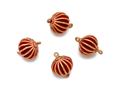 Коннектор рифленый "Фонарик" 13,5мм, эмаль