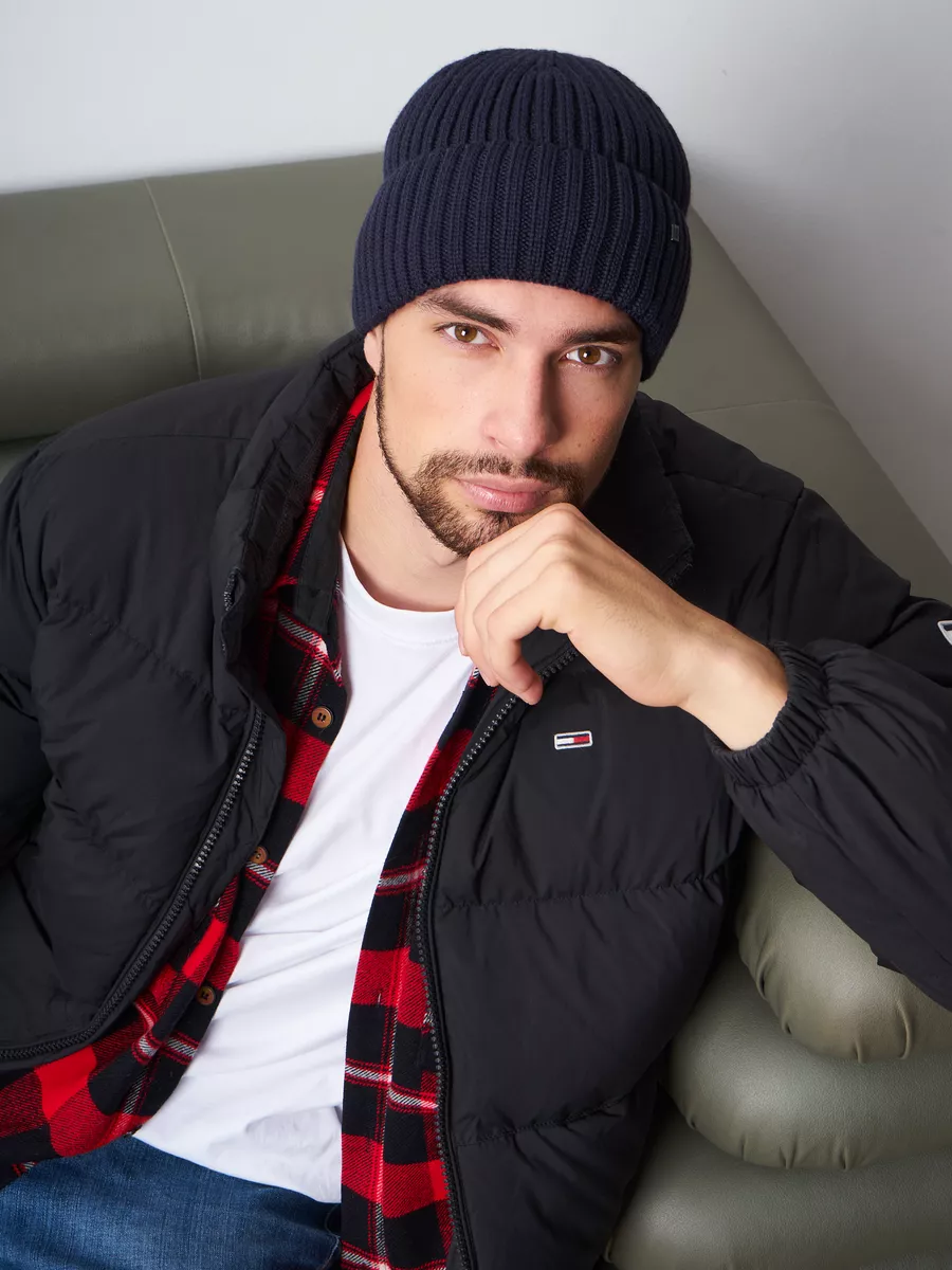 Шапка бини зимняя весенняя с флисом