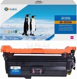 Совместимый картридж G&G GG-CE253A (HP CE253A), 7000 стр., пурпурный, с чипом