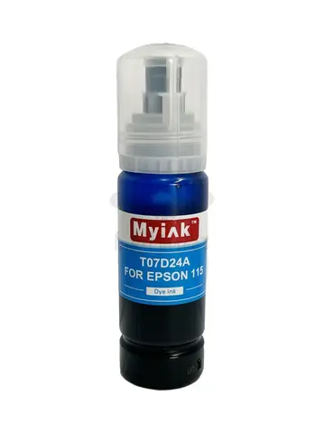 Чернила MyInk T07D24A для EPSON EcoTank 115, L8160/L8180 (70 мл, cyan)