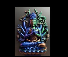 Силиконовый молд накладка Индия № 0258