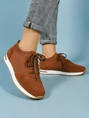 Кроссовки нат. замша/текстиль (36-41)р. / шт. HL-136